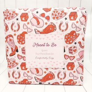 Cowgirl in love nwt sheet set oh Cupid